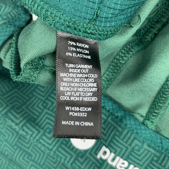 Betabrand Straight leg dress pants Green XS Zip button 4 pocket Cuff hem Stretch - Picture 7 of 13